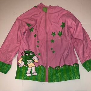 M&m’s youth girl raincoat size 6x
